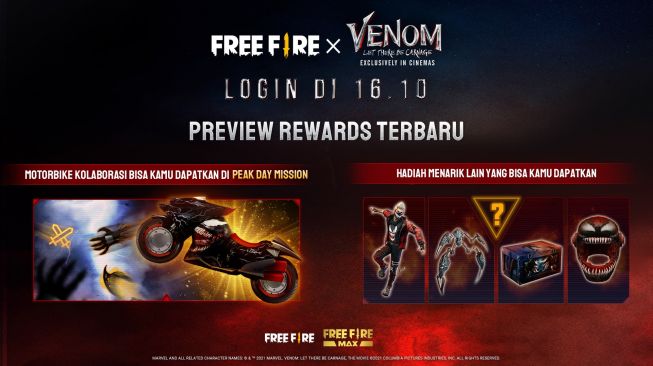 Free Fire x Venom. [Garena Indonesia]