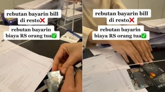 Viral Kakak Beradik Rebutan Bayar Biaya RS Orang Tua, Kasir Sampai Kebingungan Memilih