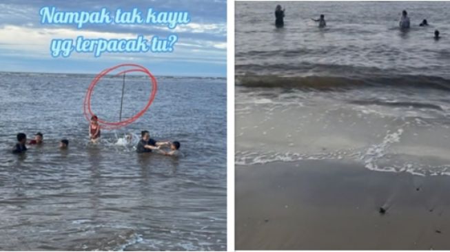 Ibu Bawa Anak-Anak Mandi di Pantai, Alami Kejadian Menyeramkan Bikin Trauma