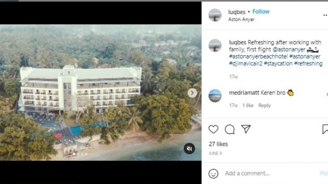 Aston Anyer Beach Hotel (instagram)