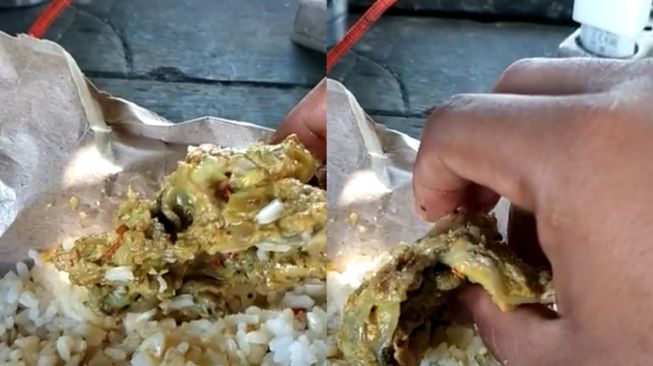 Makan Gulai, Pria Ini Curiga saat Lihat Bagian Kepalanya: Ular atau Ayam?