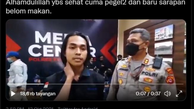 Pengakuan Mahasiswa yang Dibanting Polisi di Tangerang: Saya Gak Ayan, Saya juga Gak Mati