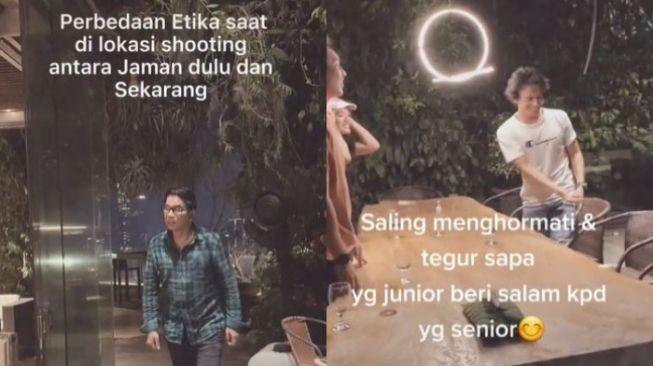 Krisna Mukti sindir etika artis jaman sekarang. (TikTok/@krisnamukti85)