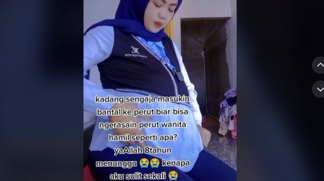 Wanita tunggu kehamilan hingga 8 tahun (tikok)