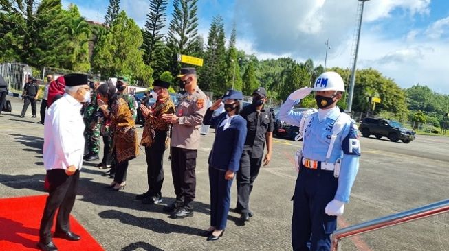 Untuk Pertama Kali, Wapres Ma'ruf Amin Kunjungi Papua Barat untuk Bahas Kesejahteraan