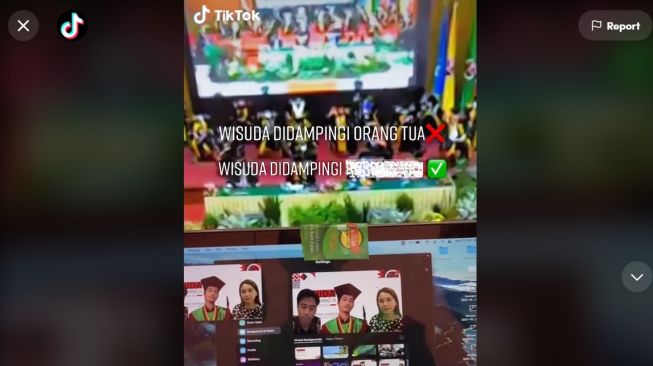 Tak Bersama Orang Tua, Pendamping Wisuda Online Pria ini DIsorot: Bukan Orang Biasa