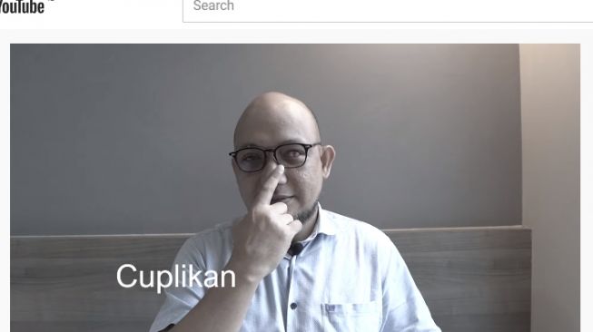 Novel Baswedan membuat konten Youtube setelah dipecat dari KPK. (Youtube)