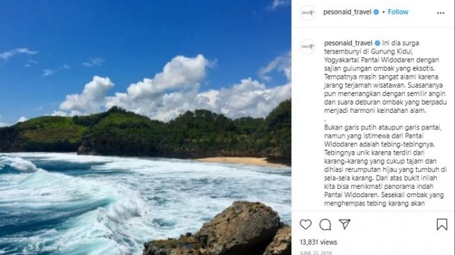 Pantai Widodaren (instagram)