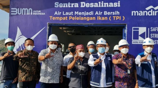 Dukung Wisata, Bank Mandiri - Indra Karya Bangun Sarana Desalinasi Air Laut di Labuan Bajo