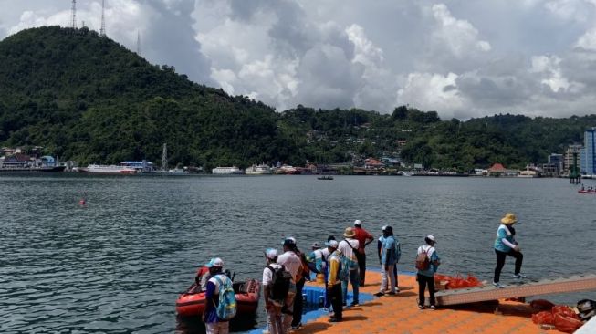 Sejarah Teluk Yos Sudarso, Arena Selam Laut PON Papua