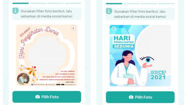 Bingkai Foto Twibbon Hari Penglihatan Sedunia 2021