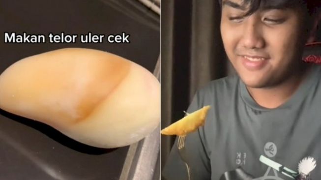 Viral Aksi Pria Coba Makan Telur Dadar Ular, Rasanya Diluar Dugaan