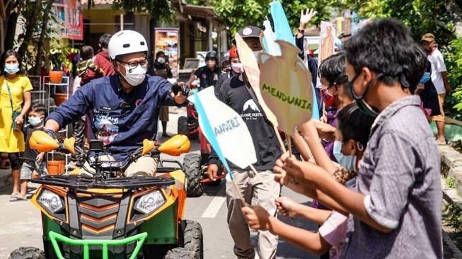 Sandiaga Uno Berharap Olahraga di Desa Wisata Dongkrak Ekonomi Sampai Indonesia Bangkit