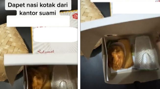 Viral Istri Nangis Saat Dibawakan Nasi Kotak oleh Sang Suami, Isinya Bikin Tercengang