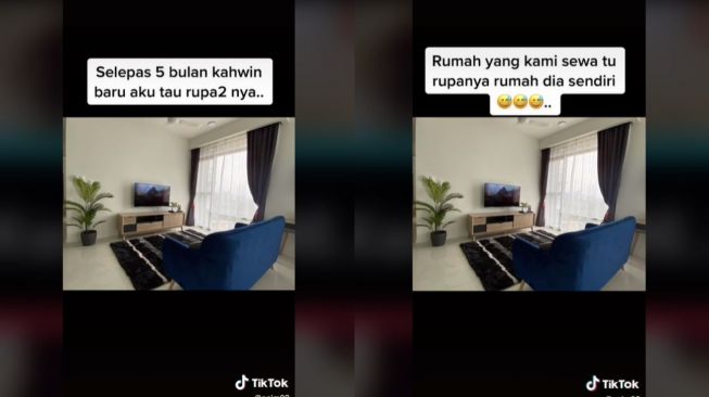 Pria Ini Sewa Rumah setelah Menikah, Ternyata Punya Istri Sendiri (tiktok.com/@aqim 03)