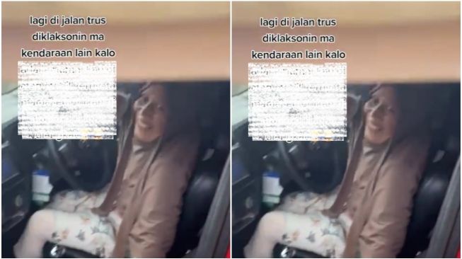 Diklakson Kendaraan Pas di Jalan, Cewek Syok Atap Mobilnya Ada Benda ini: Jemuran Termahal