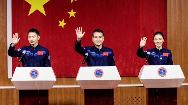 Astronot China. [STR/AFP]