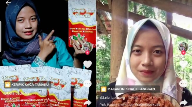 Lela Ledung, seleb Tik Tok. (TikTok/@LelaLedung)