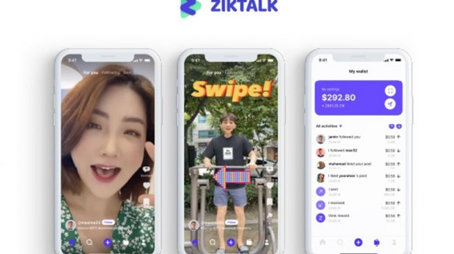 Ziktalk Beralih Menjadi Platform Video Pendek