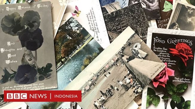 Kisah Kolektor Kartu Pos Lama yang Melacak Siapa Pemiliknya