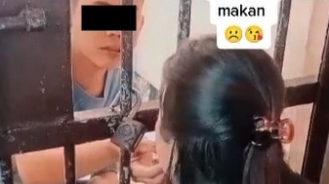 Viral Istri Pamer Momen Cinta Bersama Suami di Penjara, Tuai Perdebatan. (TikTok)