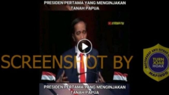 CEK FAKTA: Jokowi Presiden Pertama Indonesia yang Menginjakkan Kaki di Papua, Benarkah?