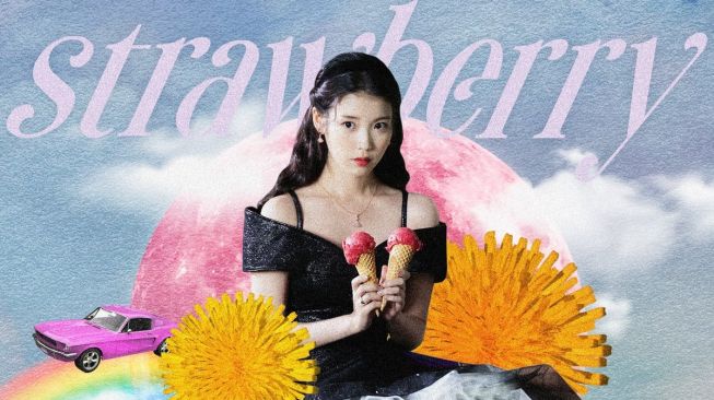 Belum Ada 24 Jam Dirilis, Lagu 'Strawberry Moon' Milik IU Raih Real-time All Kill