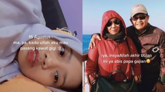 Pilu! Cewek Minta Hadiah Kawat Gigi, Ortu Tak Tepati Janji Karena Dijemput Ajal