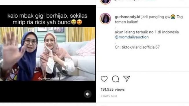 Momen Nagita Slavina Diajak Pakai Hijab Oleh Ria Ricis, Tuai Pujian Netizen