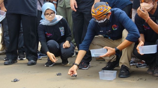 Sandiaga Uno Memberdayakan Masyarakat Melalui Konservasi Penyu