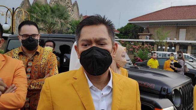 Wakil Ketua Umum DPP Partai Golkar, Adies Kadir. (Suara.com/Bagaskara)