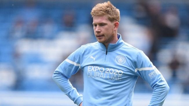 Gelandang Manchester City, Kevin De Bruyne. [OLI SCARFF / AFP]