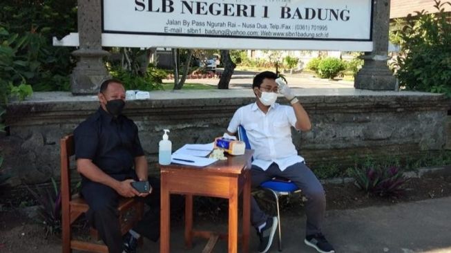 Begini Pelaksanaan PTM di Sekolah Luar Biasa Jimbaran