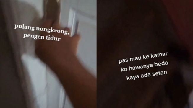 Pria syok lihat wanita tidur di kamarnya. (Tiktok)