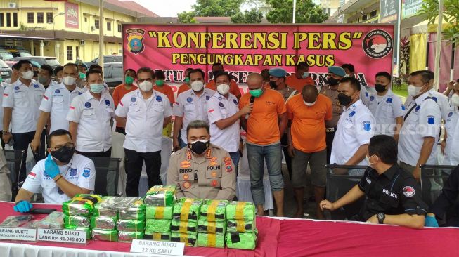 22 Kg Sabu Gagal Disebar ke Medan, Kurir Diupah Rp 110 Juta