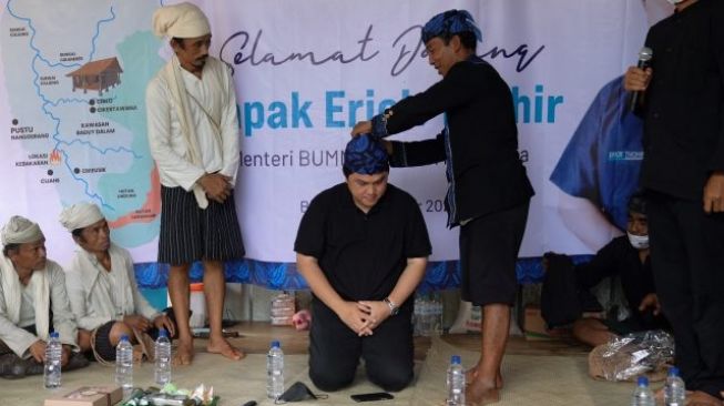 Erick Thohir Jadi Dulur Baduy, Jaro Saija Ungkap Alasan Dibaliknya