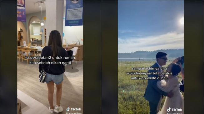 Temani Pacar dari Nol, Viral Kisah Pasangan Ini Berbuah Manis (tiktok.com/@ricosoedibyo)