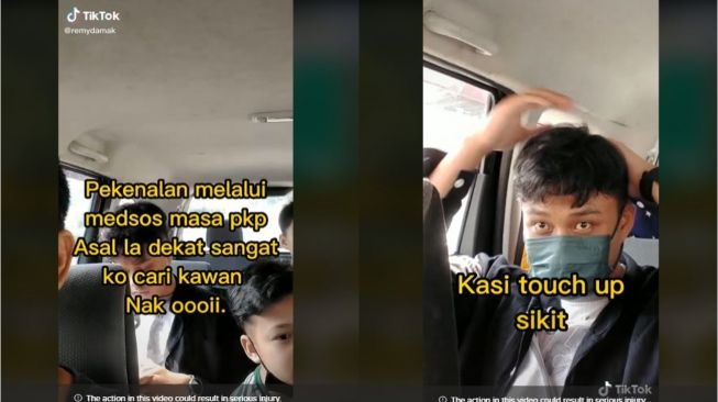 Viral Bapak Antarkan Anak Kencan Pertama, Satu Keluarga Ikut Serta (tiktok.com/remydamak)