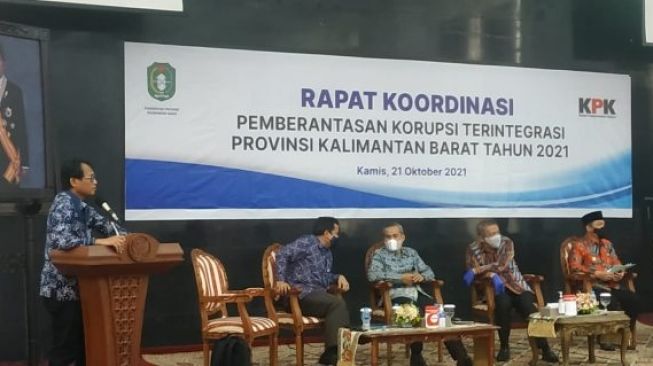 Wakil Ketua KPK Rapat Koordinasi di Kantor Gubernur, Sebut Bakal Ada Tersangka di Kalbar
