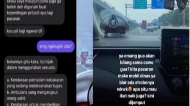 Viral Polisi Diduga Pacaran Bawa Mobil Patroli, Warganet: Ceweknya Apa Nggak Malu?