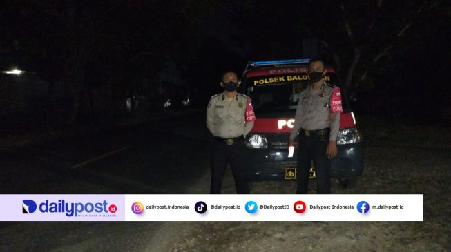 Giat SPW di Laksanakan Polsek Balongan Demi Menciptakan Kondusifitas