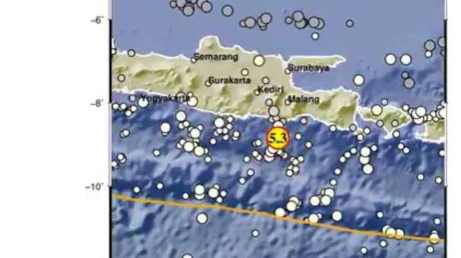 STOP PRESS: Gempa Magnitudo 5,3 Guncang Malang