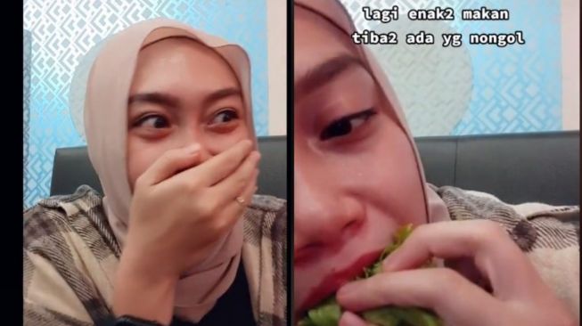 Lagi Enak Makan Salad, Malah Ada Binatang Keluar dari Sayurnya