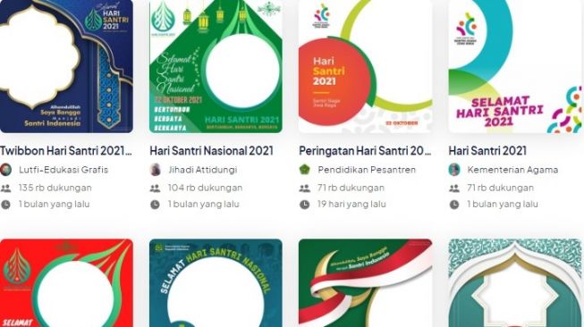 100 Link Download Twibbon Hari Santri 2021, Tingga Klik dan Unduh