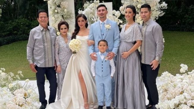 Pernikahan Vincent Verhaag dan Jessica Iskandar [Instagram/@erickbanaiskandar]