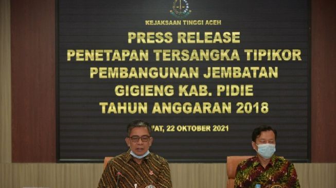 Kasus Korupsi Jembatan Gigieng Pidie, Kejati Aceh Tetapkan 5 Tersangka
