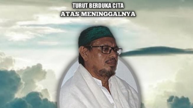 Unggahan foto akun Abba Fatahillah tentang kabar duka meninggalnya Al Habib Hasan Bin Ali Bin Smith (facebook)