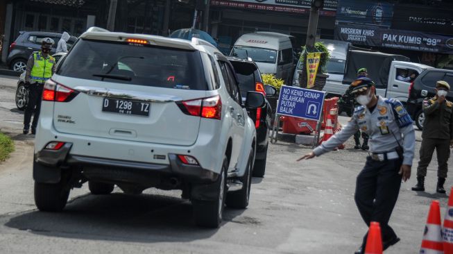 Selama Satu Jam Ganjil Genap di Bogor, Ribuan Kendaraan Diputar Balik