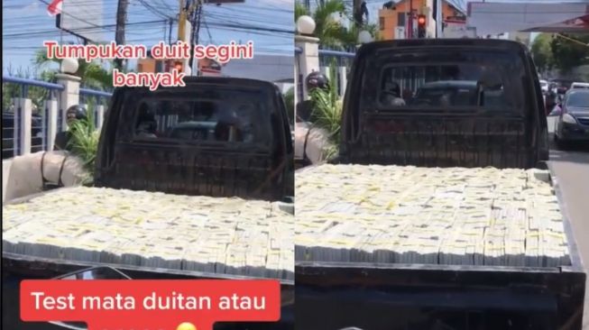 Udah Heran Dikira Mobil Boks Angkut Tumpukan Uang, Ternyata Cuma Benda Ini