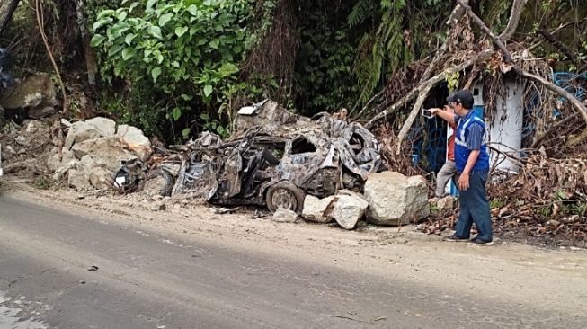 Pasca Longsor di Sibolangit, Jalan Medan-Berastagi Kembali Lancar